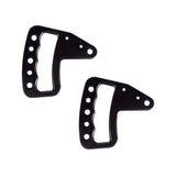 Rugged Ridge Aluminum Grab Handles Front Pair Black 07-18 Jeep Wrangler JK/JKU - View 2 | Dirty Garage