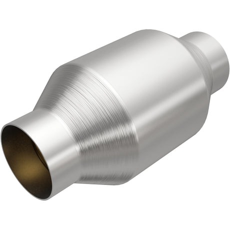 Universal 2.5in Inlet Outlet Center Center Round Catalytic Converter | Dirty Garage