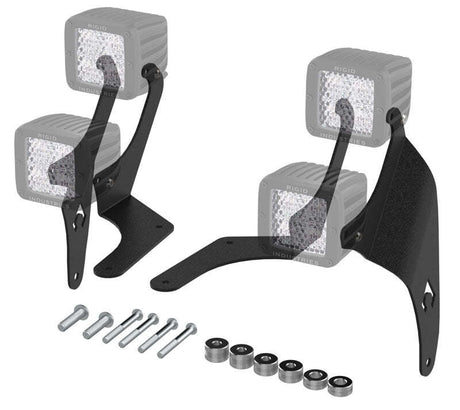 2018-2025 Wrangler A-Pillar Dual LED Cube Light Mount | Dirty Garage