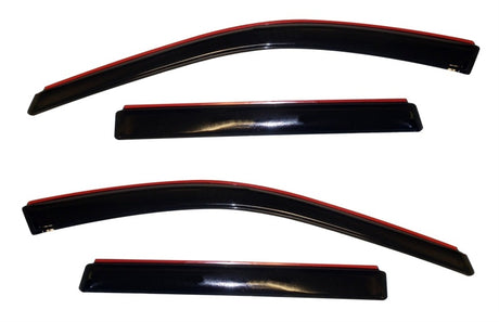 2011-2018 Grand Cherokee Ventvisor Front and Rear Window Deflectors Smoke 4-Piece | Dirty Garage
