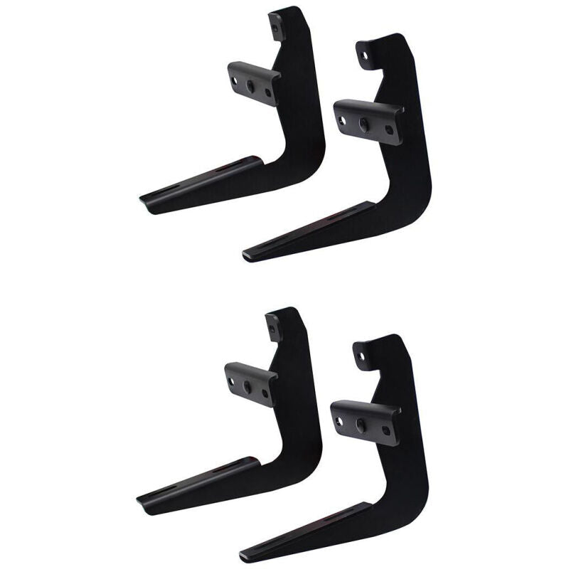 2004-2007 Tundra D-Cab Black Running Board Mount Kit - View 2 | Dirty Garage