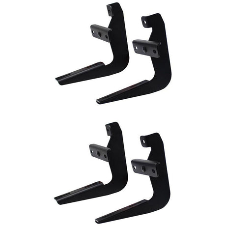 2004-2007 Tundra D-Cab Black Running Board Mount Kit - View 2 | Dirty Garage