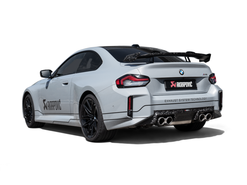 2023-2025 M2 Coupe Tail Pipe Set Chopped Carbon - View 3 | Dirty Garage