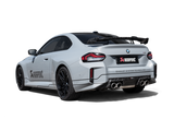 2023-2025 M2 Coupe Tail Pipe Set Chopped Carbon - View 3 | Dirty Garage