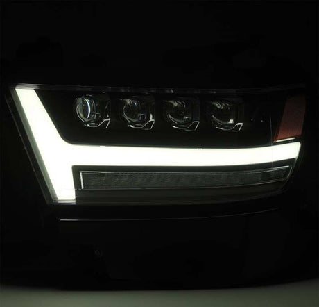 2019-2022 Ram 1500 Nova-Series LED Projector Jet Black Headlights Active Light Sequential Signal DRL - View 4 | Dirty Garage