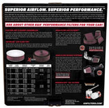 Universal 14in Red Custom Air Cleaner Assembly - 5.125in ID x 14in OD x 2.75in H x 1.25in Drop Base - View 5 | Dirty Garage