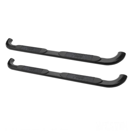 Westin 2009-2018 Dodge/Ram 1500 Crew Cab Platinum 4 Oval Nerf Step Bars - Black - View 3 | Dirty Garage