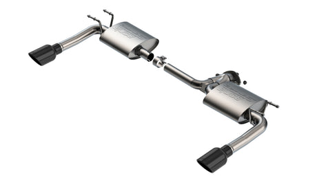 Borla 19-23 Mazda 3 NA / 21-23 Mazda 3 Turbo S-Type Axle Back Exhaust w/ 4in Black Tips | Dirty Garage
