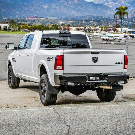 2009-2026 Ram 1500 / HD HDX Bandit Black Rear Bumper - View 3 | Dirty Garage