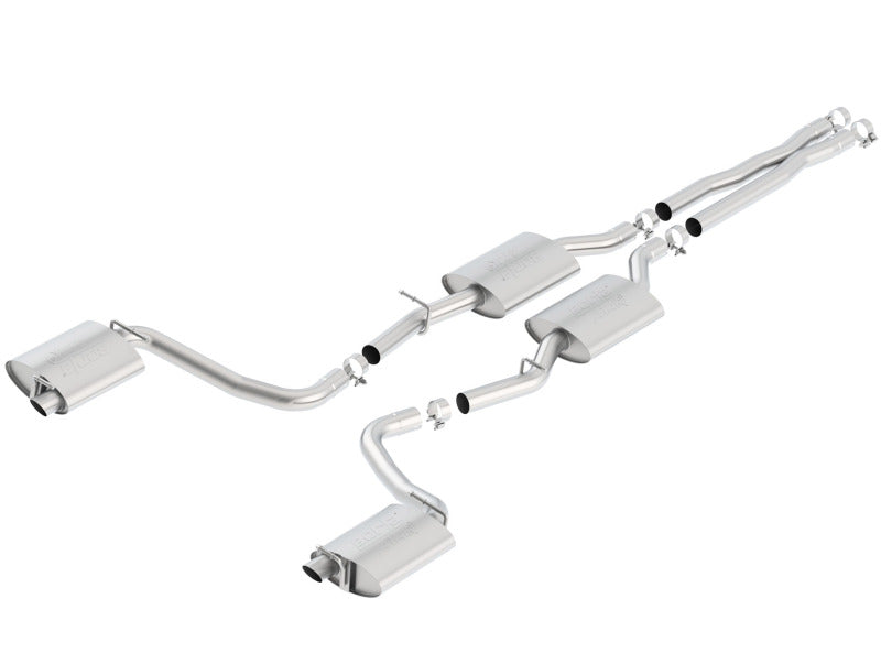 Borla 15-16 Dodge Charger R/T 5.7L No Tip Use Factory Valence Single Split Rear Exit ATAK Exhaust - View 3 | Dirty Garage