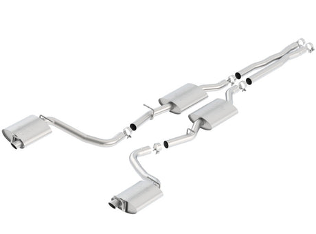Borla 15-16 Dodge Charger R/T 5.7L No Tip Use Factory Valence Single Split Rear Exit ATAK Exhaust - View 3 | Dirty Garage