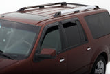 1998-2018 Navigator Ventvisor Outside Mount Window Deflectors Smoke 4-Piece | Dirty Garage