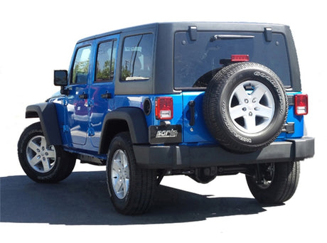 Borla 12-15 Jeep Wrangler 3.6L V6 Auto/Manual Trans Turndown Tip Dual Left Rear Exit Exhaust - View 5 | Dirty Garage