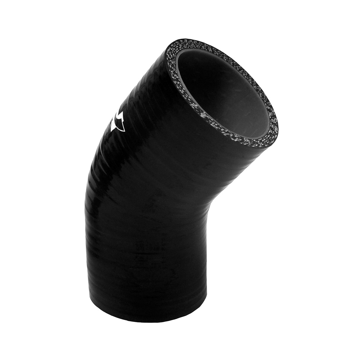 Universal 1.875 Inch ID Silicone 45 degree Elbow - View 2 | Dirty Garage