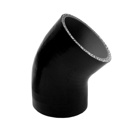 Universal 1.875 Inch ID Silicone 45 degree Elbow - View 6 | Dirty Garage
