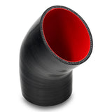 Universal 1.875 Inch ID Silicone 45 degree Elbow - View 7 | Dirty Garage