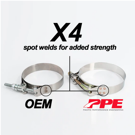 Universal 3.50 Inch T-Bolt Clamp Range 92-84MM - View 2 | Dirty Garage