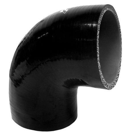 Universal 3.5 Inch 90 Deg 6MM 5-Ply Silicone Elbow | Dirty Garage