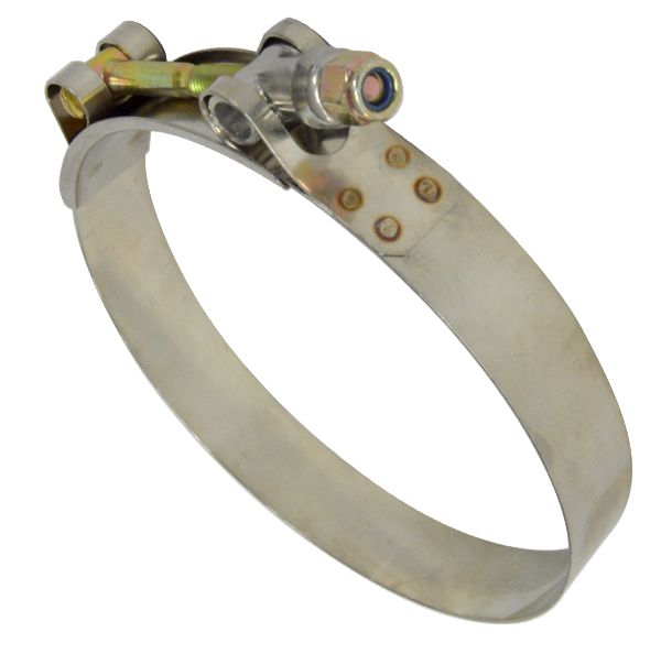Universal 3.75 Inch T-Bolt Clamp Fits 3.25 Inch ID Hose | Dirty Garage