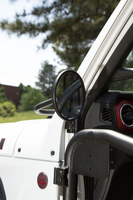Rugged Ridge 18-20 Jeep Wrangler JL/JT Round Trail Mirror Kit - View 3 | Dirty Garage
