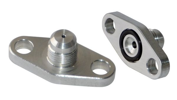 Universal Regulated T4 Oil Feed Line Adapter | Dirty Garage