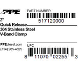 Universal 2.0 Inch V Band Clamp Quick Release - View 3 | Dirty Garage