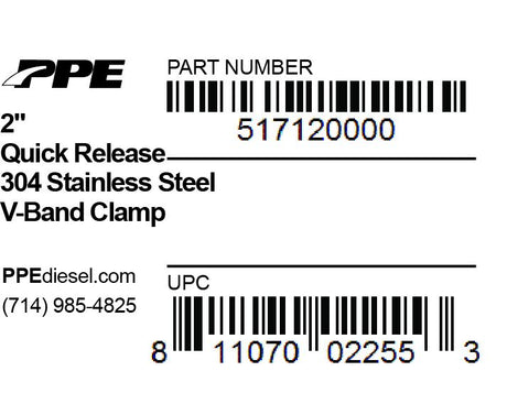 Universal 2.0 Inch V Band Clamp Quick Release - View 3 | Dirty Garage