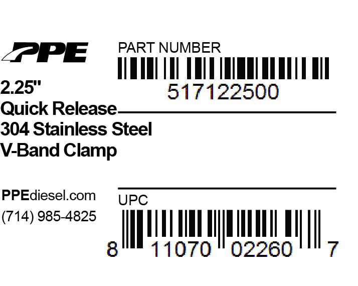 Universal 2.25 Inch V Band Clamp Quick Release - View 3 | Dirty Garage