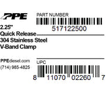 Universal 2.25 Inch V Band Clamp Quick Release - View 3 | Dirty Garage
