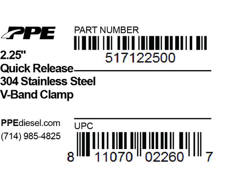 Universal 2.25 Inch V Band Clamp Quick Release - View 3 | Dirty Garage