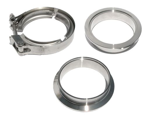 Universal 2.5 Inch V Band 3 Piece Set 1C 1M 1F QR | Dirty Garage