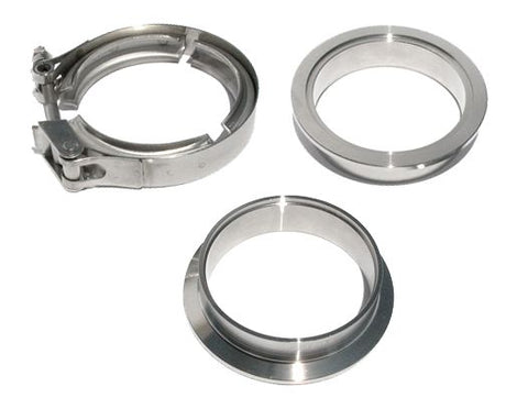 Universal 2.5 Inch V Band 3 Piece Set 1C 1M 1F QR | Dirty Garage