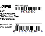 Universal 2.75 Inch V Band Clamp Quick Release - View 3 | Dirty Garage