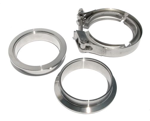 Universal 2.75 Inch V Band 3 Piece Set 1C 1M 1F QR | Dirty Garage