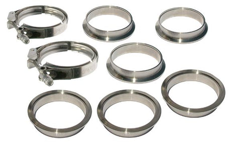 Universal 3.0 Inch V Band 8 Piece Set 2C 3M 3F QR | Dirty Garage