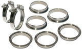Universal 4.0 Inch V Band 8 Piece Set 2C 3M 3F QR | Dirty Garage