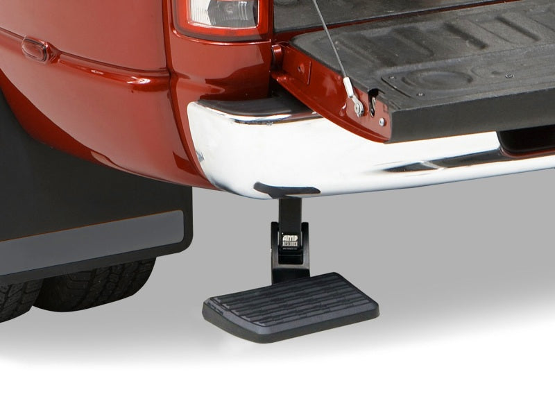 2002-2008 Ram 1500 / HD BedStep Black Retractable Bumper Step - View 2 | Dirty Garage