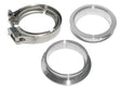 Universal 2.25 Inch QR Aluminum V-Band 3 Pc Set 1C 1M 1F | Dirty Garage