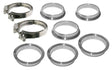 Universal 3.0 Inch QR Aluminum V-Band 8 Pc Set 2C 3M 3F | Dirty Garage