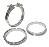 Universal 5.0 Inch QR Aluminum V-Band 3 Piece Set 1C 1M 1F | Dirty Garage