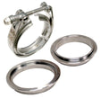 Universal 4 Inch V Band Clamp Stainless Steel 3 Piece Set 1C 1M 1F | Dirty Garage
