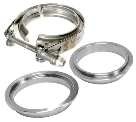 Universal 3 Inch V Band 3 Piece Set 1C 1M 1F Aluminum | Dirty Garage