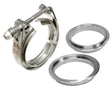 Universal 3.5 Inch V Band 3 Piece Set 1C 1M 1F Aluminum | Dirty Garage