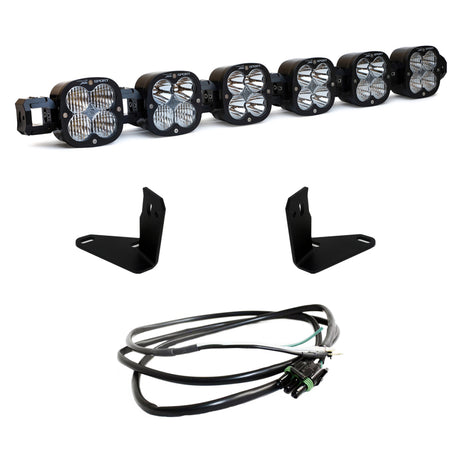 2021-2026 Bronco 6 XL Linkable Light Bar Kit Steel Bumper Mount w/ Upfitter | Dirty Garage