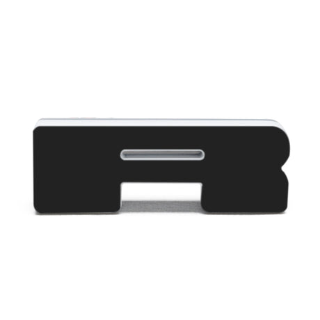 Universal Illuminated LED Letter Badge Matte Black | Dirty Garage