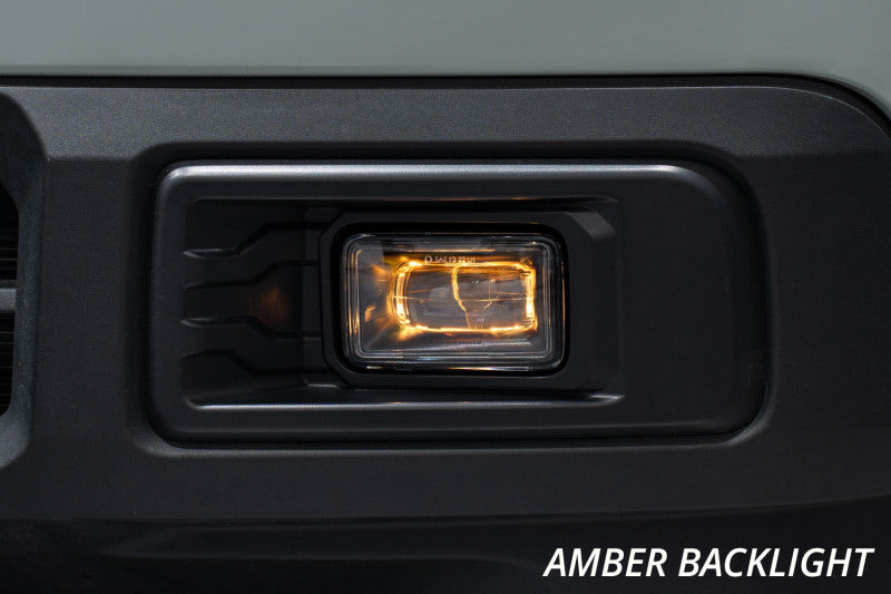 2022-2024 Maverick Elite Series Yellow Add-On LED Fog Light Kit - View 2 | Dirty Garage