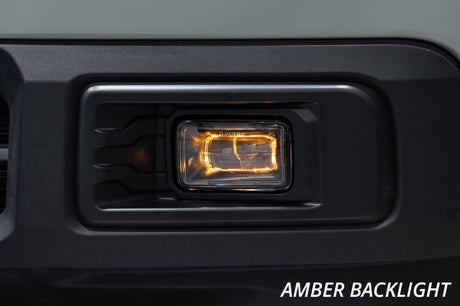2022-2024 Maverick Elite Series Yellow Add-On LED Fog Light Kit - View 2 | Dirty Garage