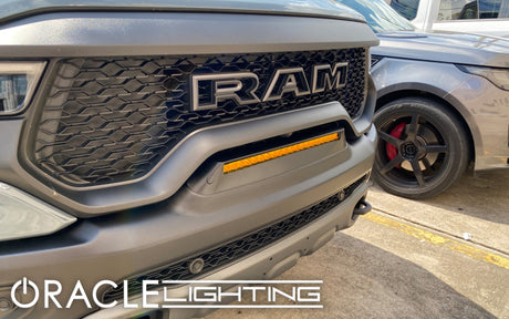 2019-2022 Ram Rebel TRX Front Bumper Flush LED Light Bar System - View 5 | Dirty Garage