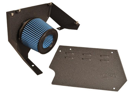 2001-2006 BMW 330i 3.0L Wrinkle Black Short Ram Intake w/ Heat Shield Adapter - View 2 | Dirty Garage