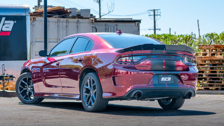Borla 19-23 Dodge Charger GT 3.6L V6 RWD ATAK Catback Exhaust - Black Chrome Tips - View 2 | Dirty Garage